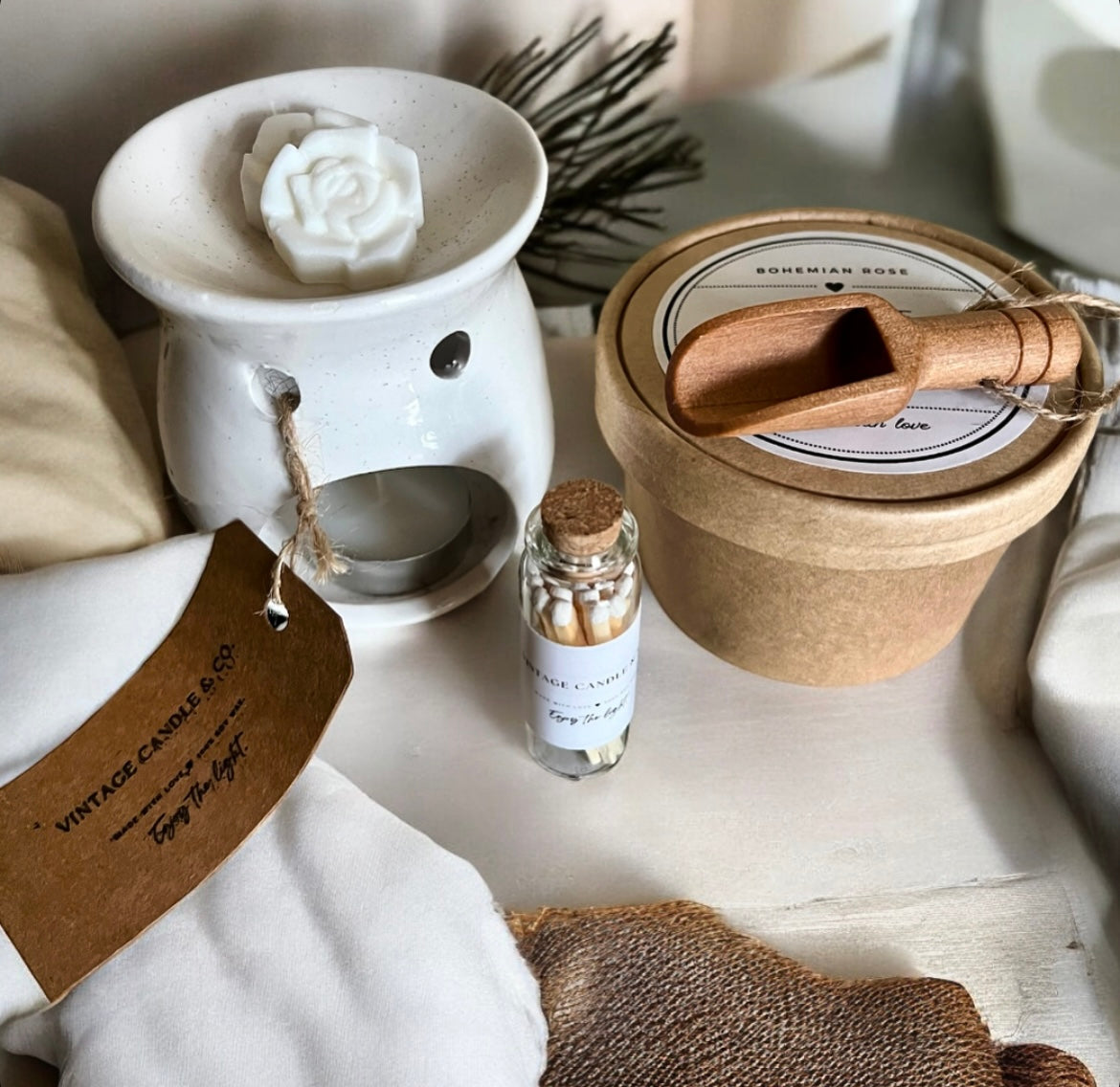 Bohemian Rose wax melts set