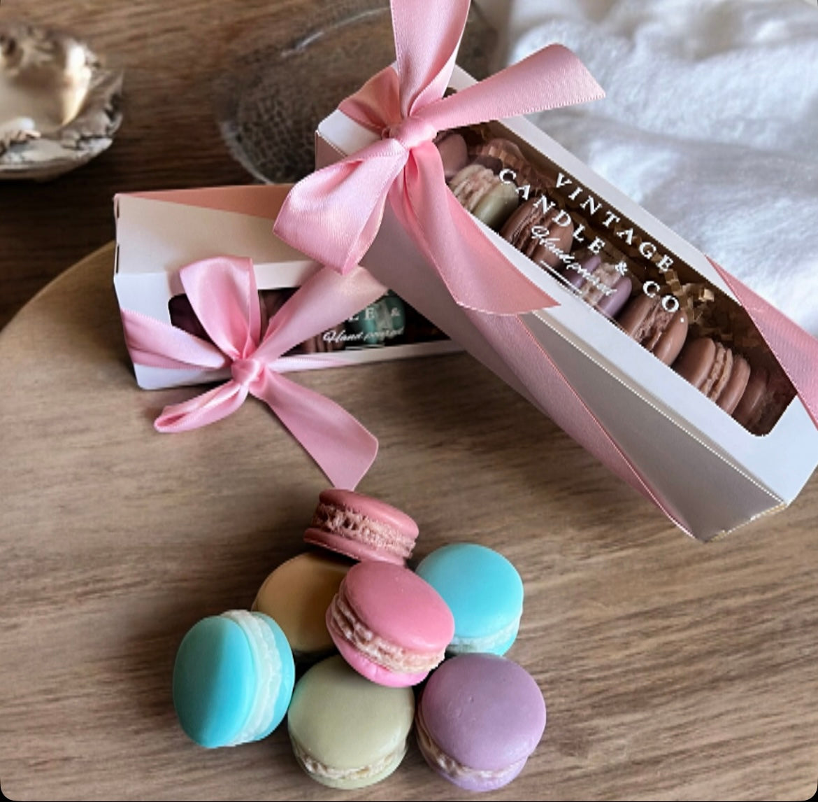 Handcrafted Assorted Set of 7 Macaroon Soaps