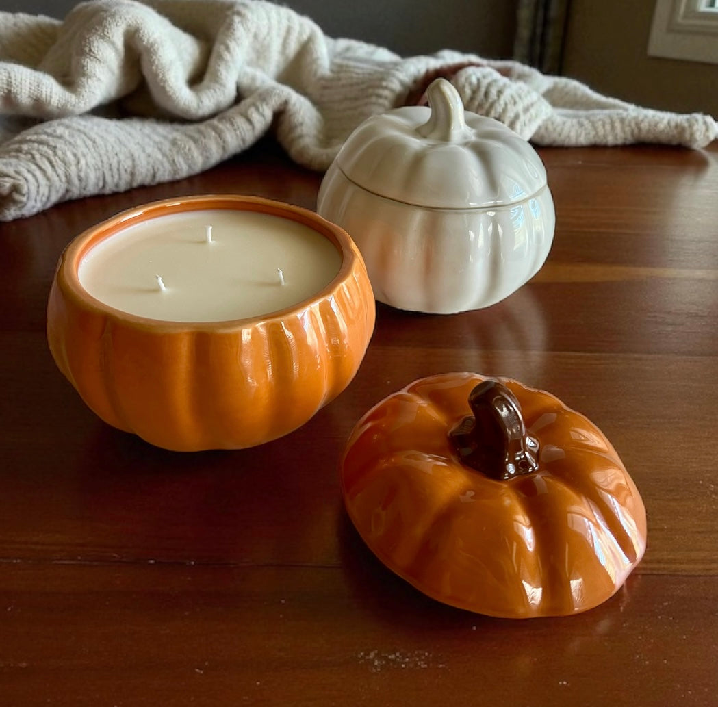 Large pumpkin with lid