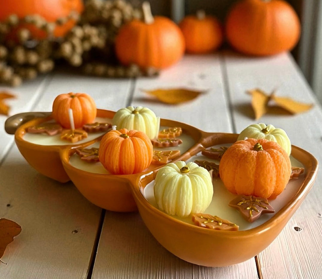 Golden pumpkins