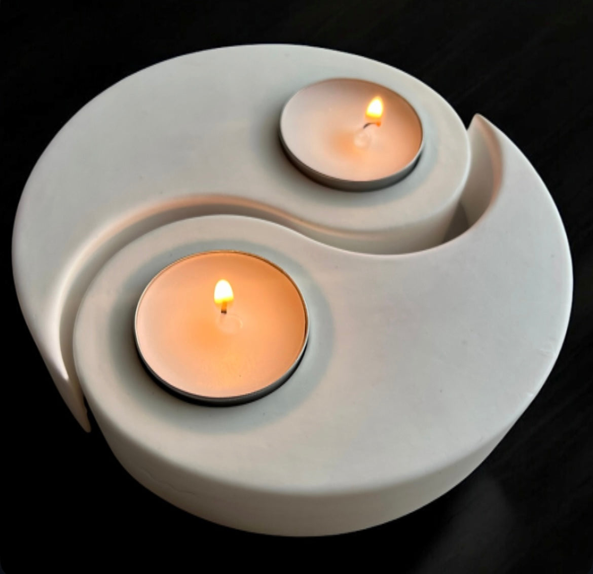 Yin Yang Tea Light holder