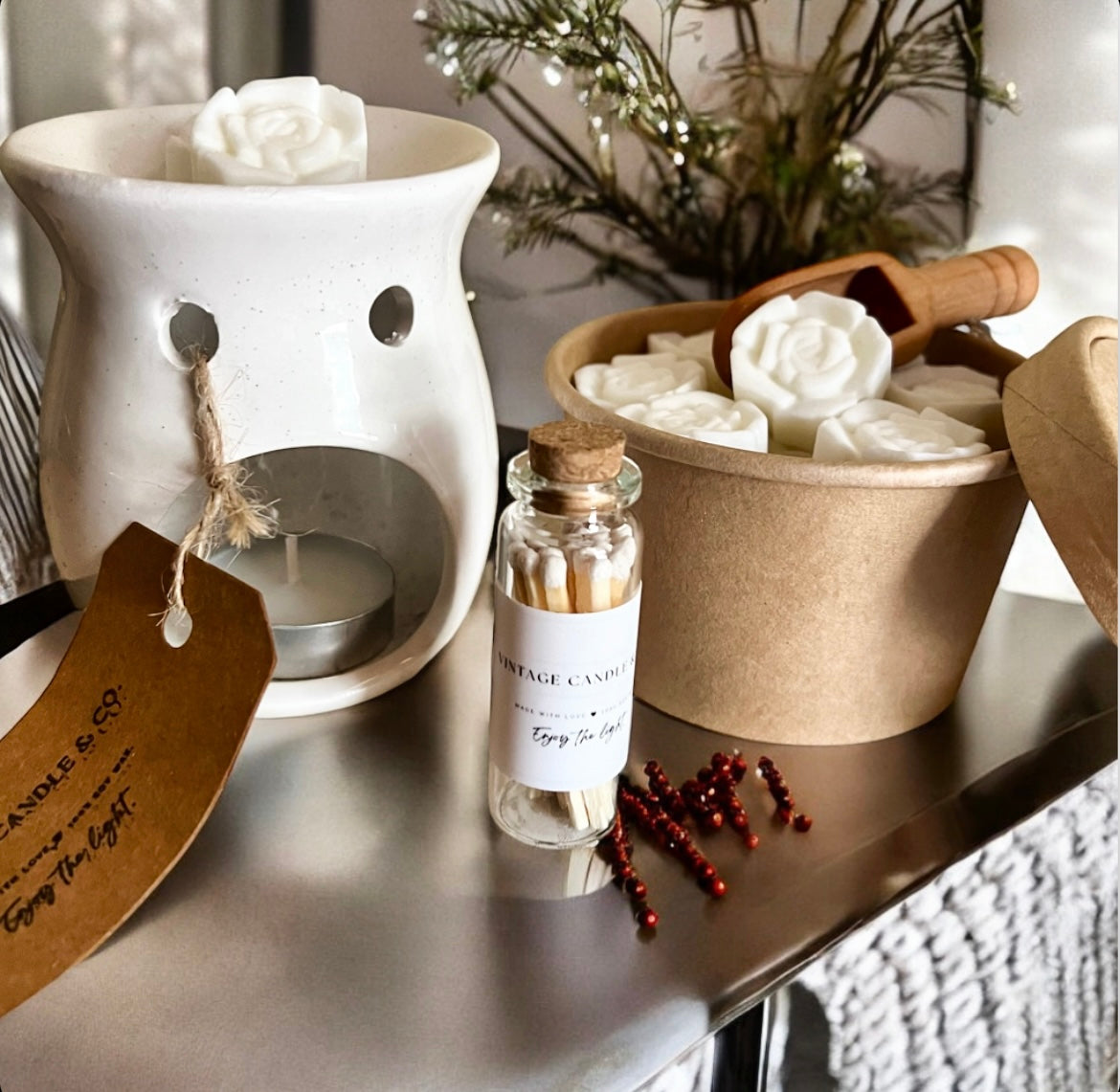 Bohemian Rose wax melts set