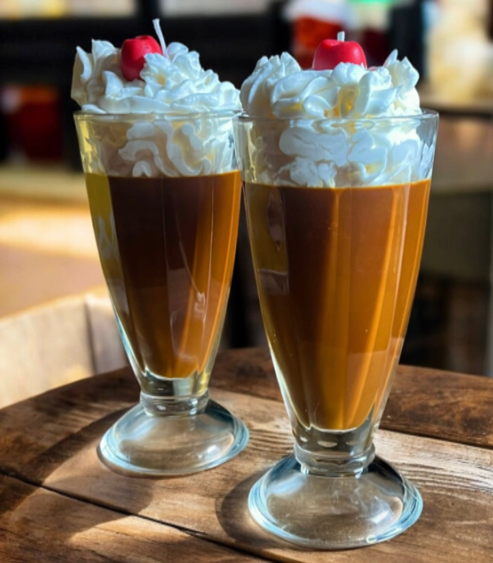 Chocolate and Vanilla milkshake