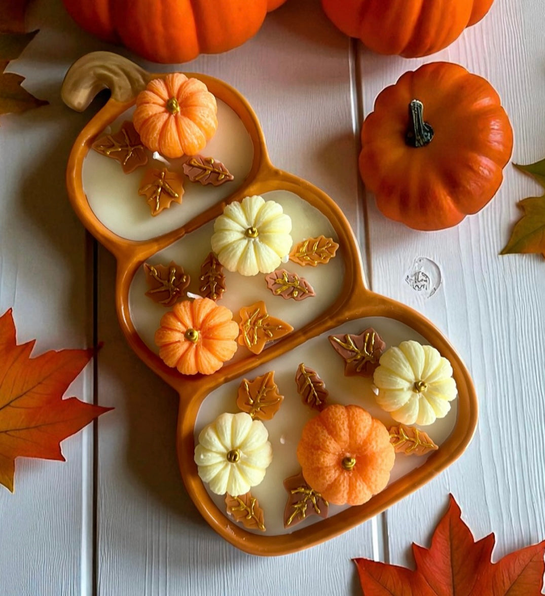 Golden pumpkins