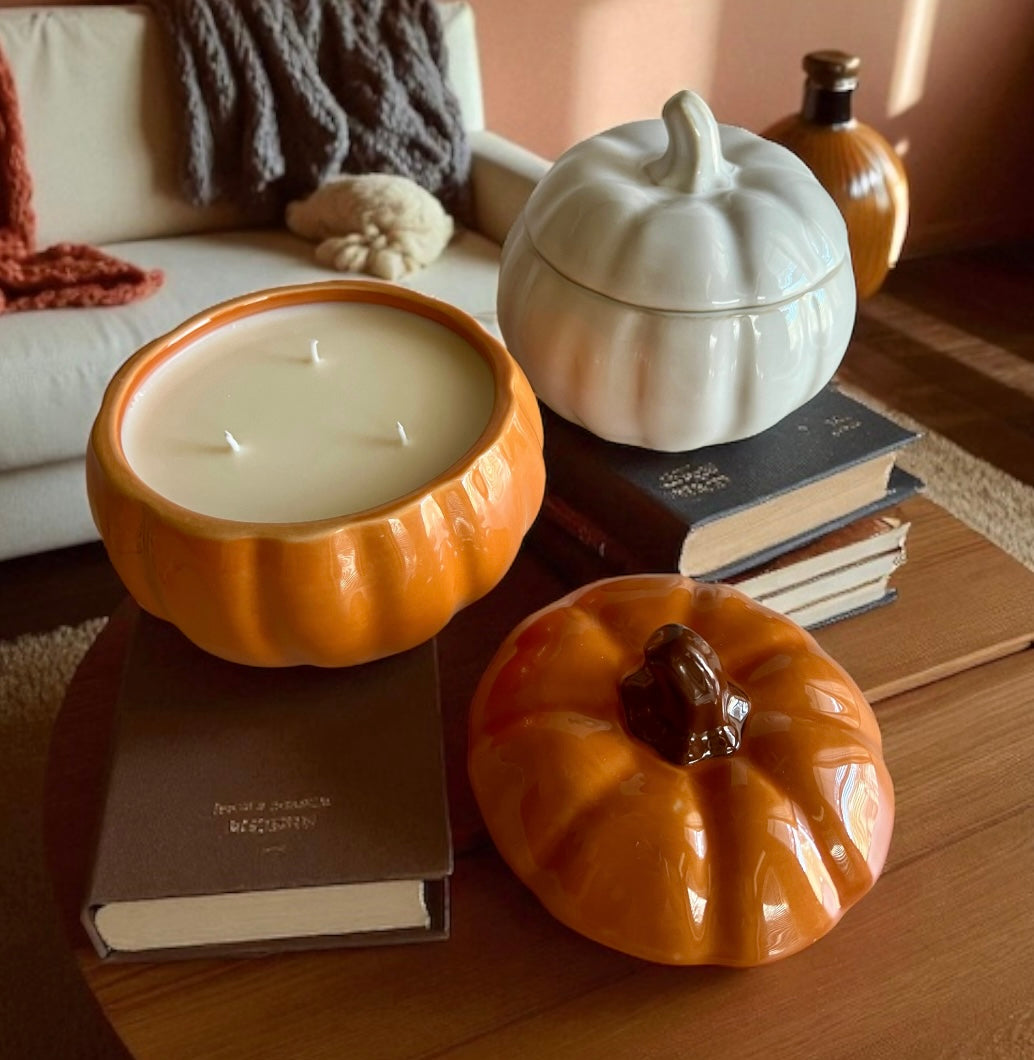 Large pumpkin with lid