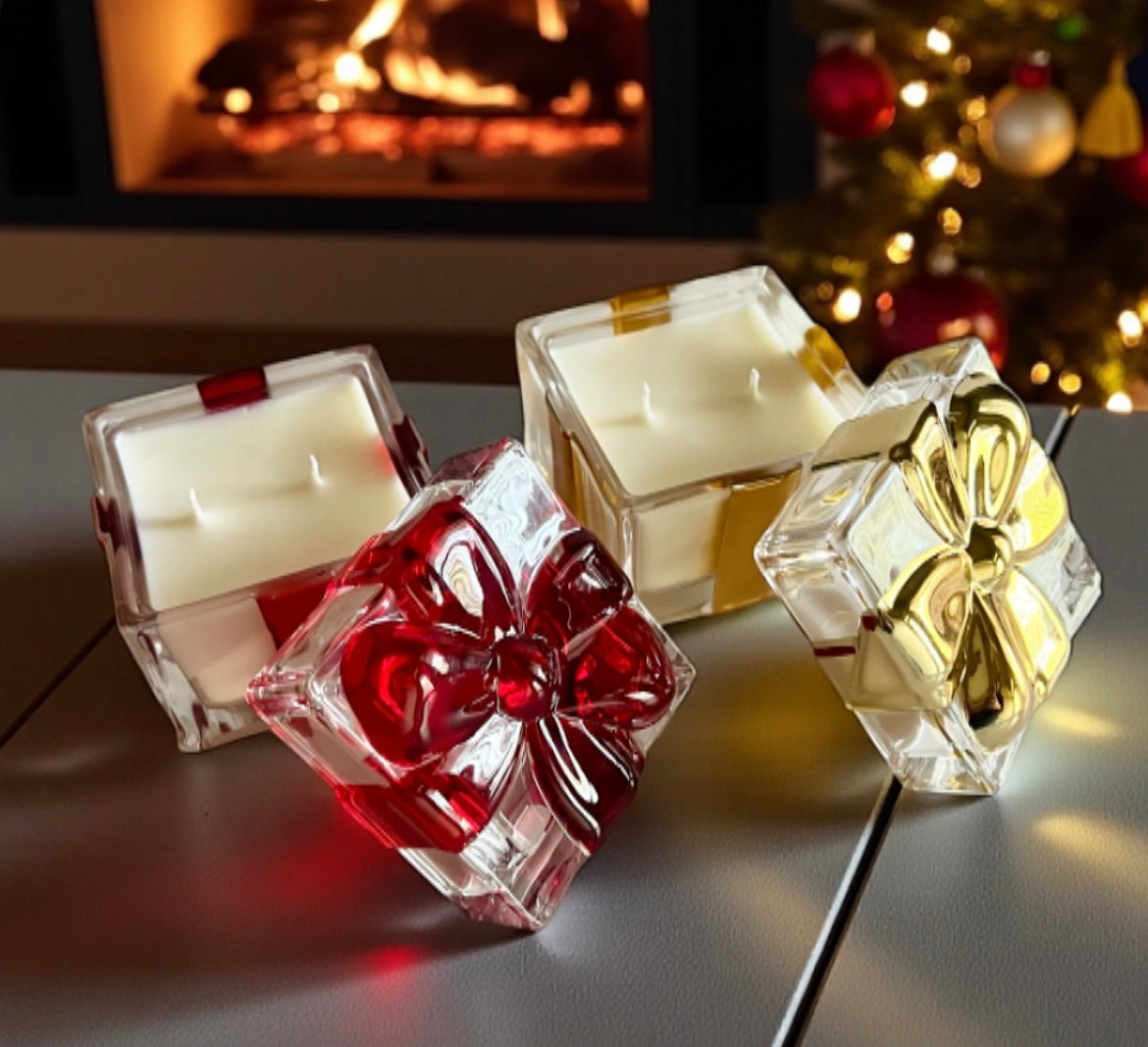 Christmas gift candle