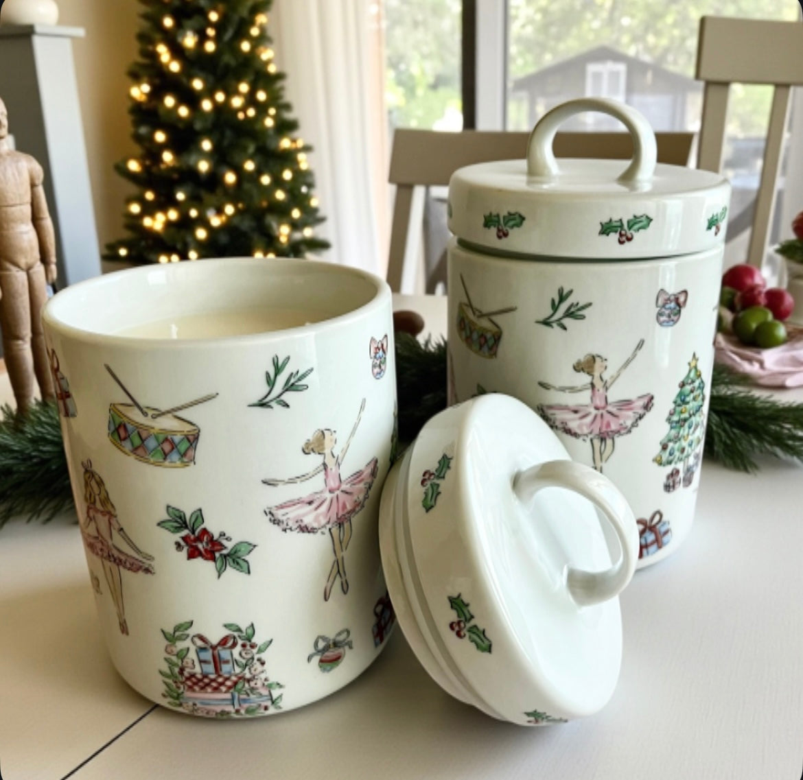 Ceramic with lid Nutcracker story