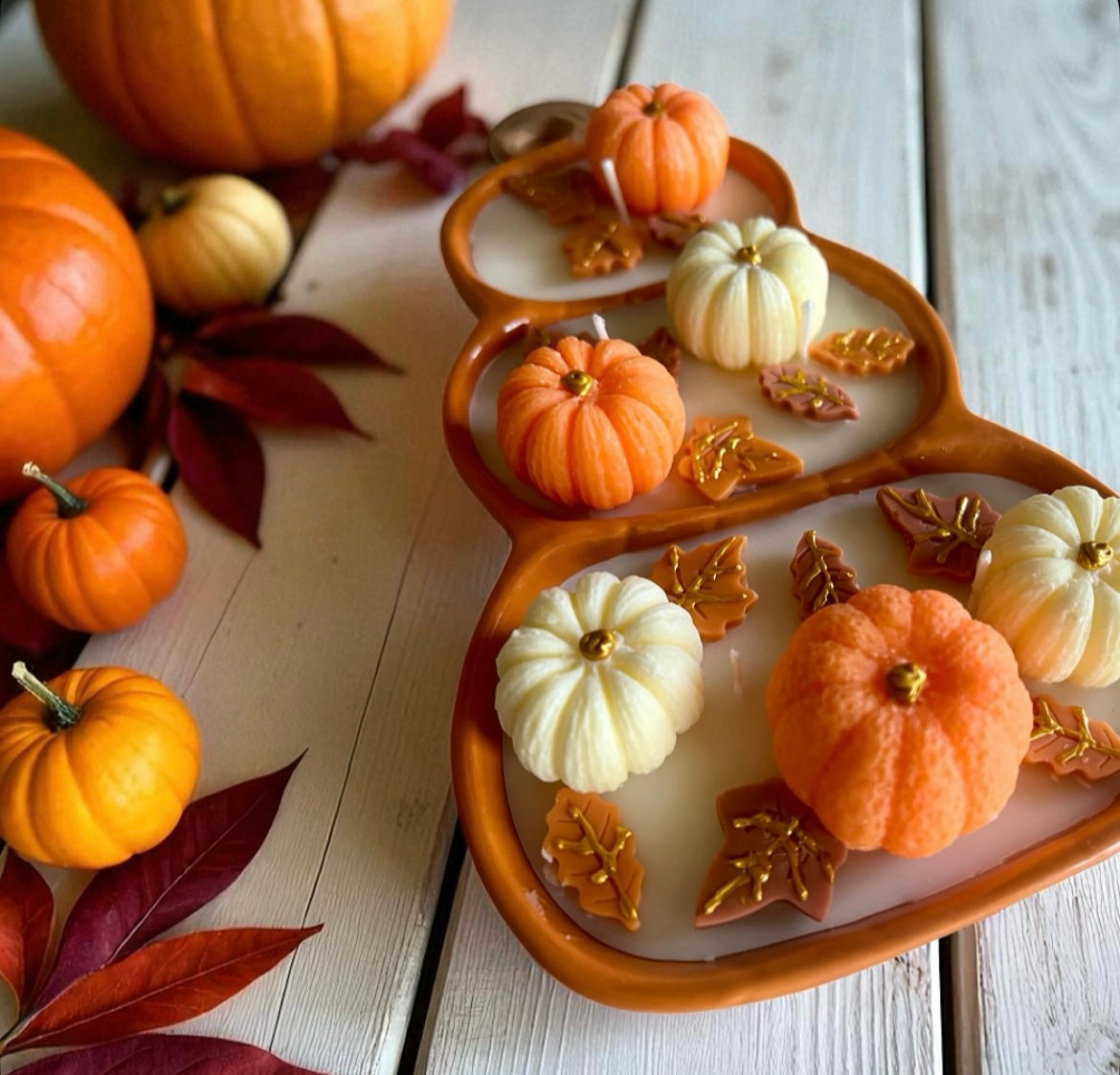 Golden pumpkins