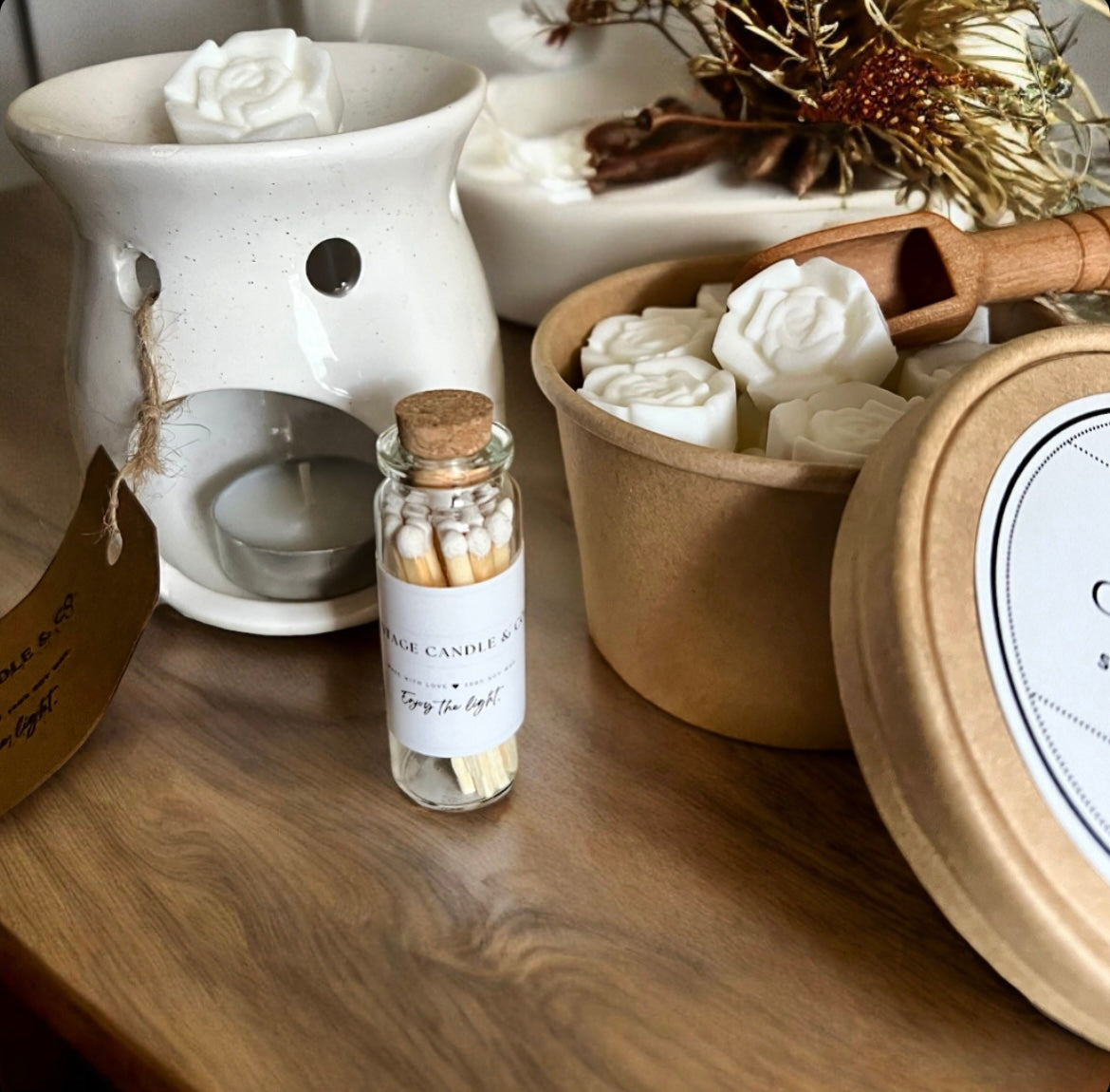 Bohemian Rose wax melts set