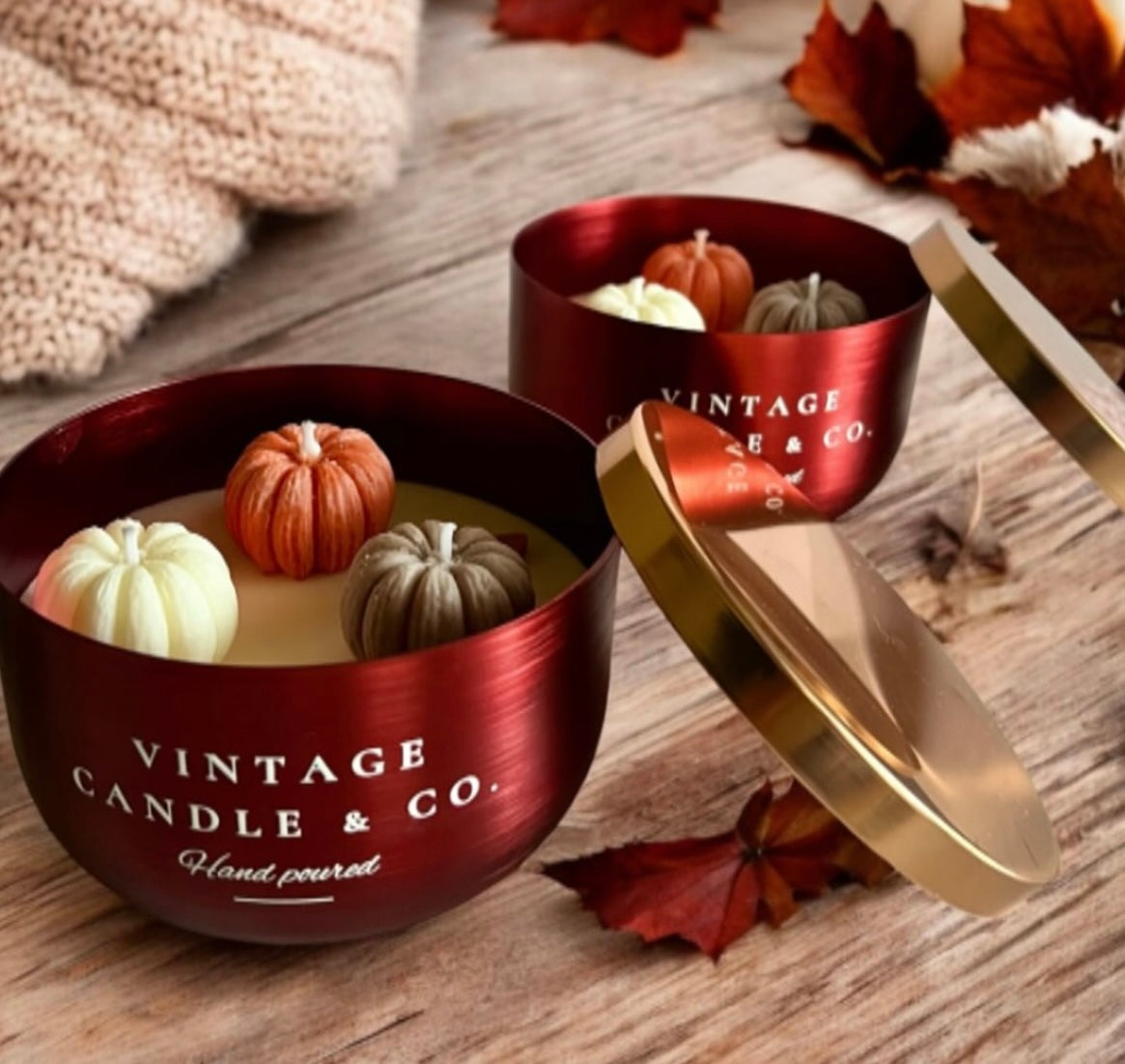 Three little pumpkins