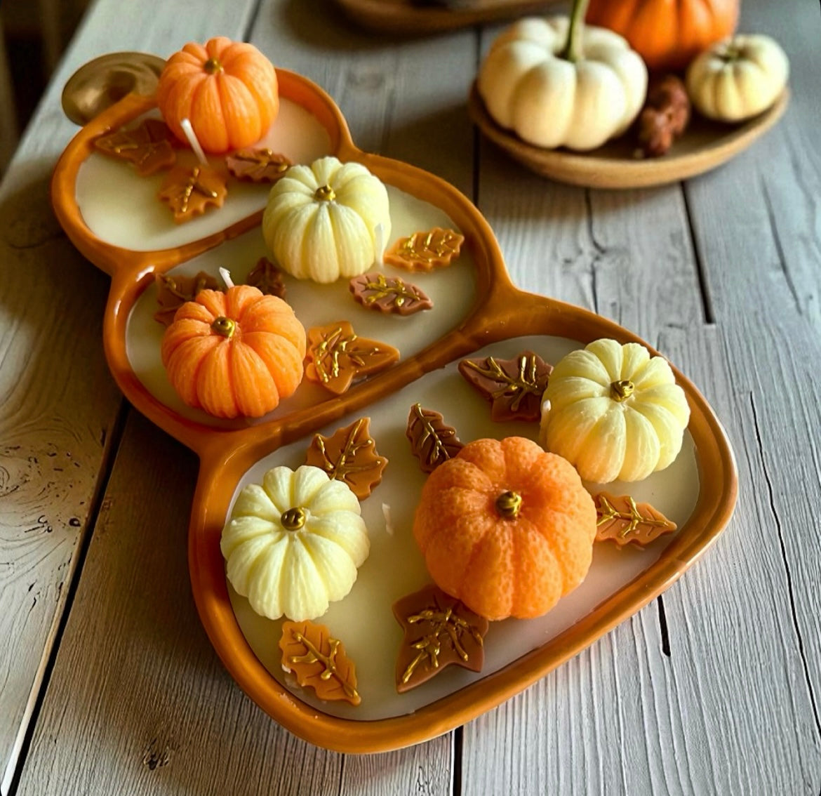 Golden pumpkins