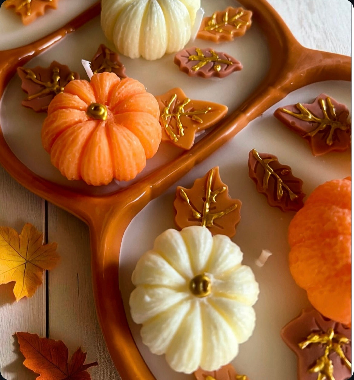 Golden pumpkins