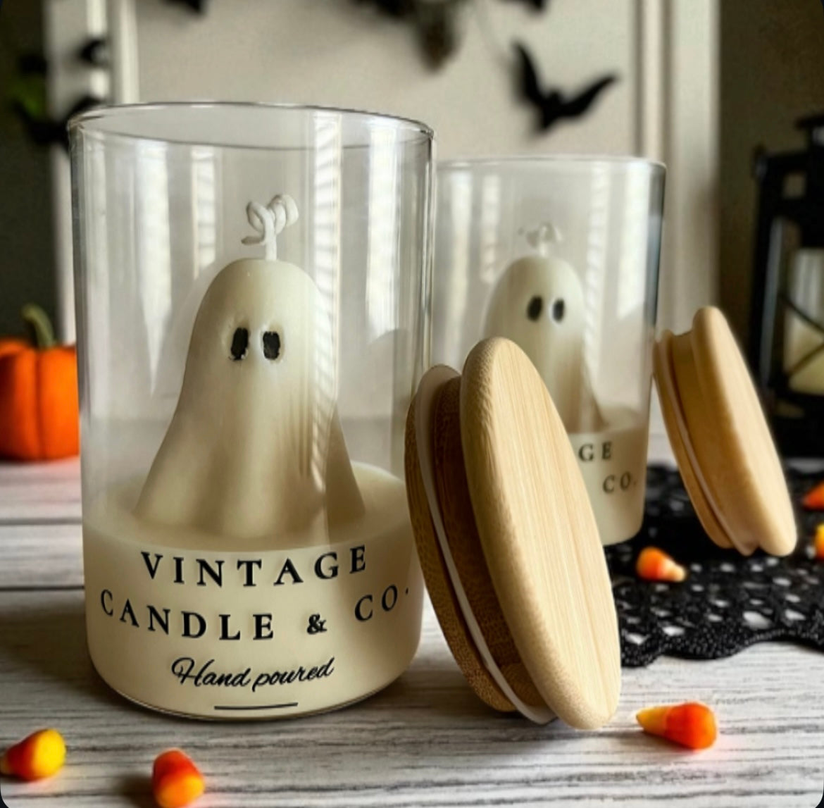 White cute ghost