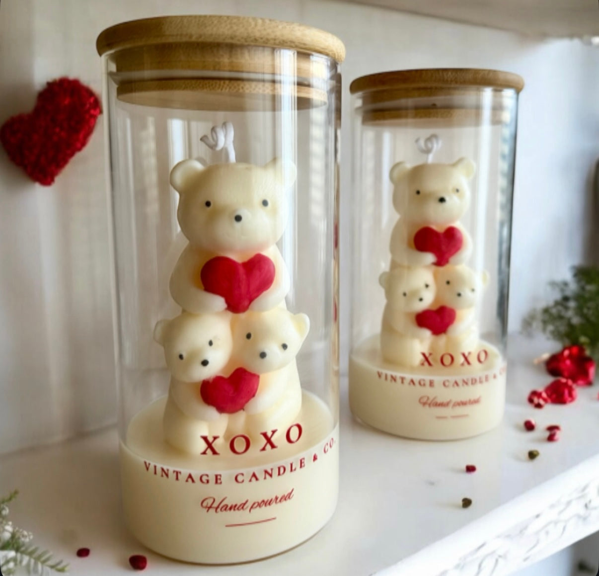 Triple teddy bear