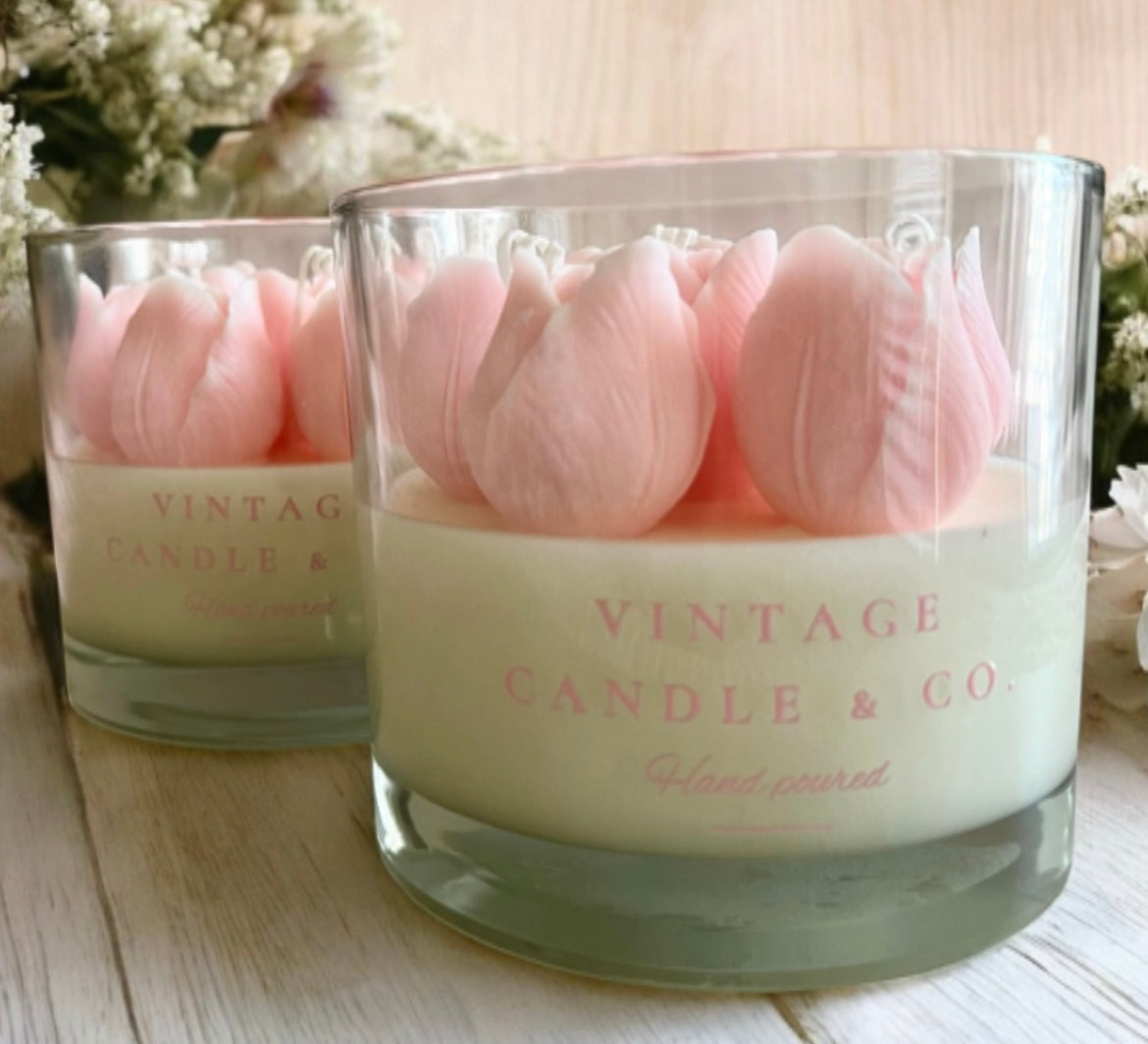 Pink tulips