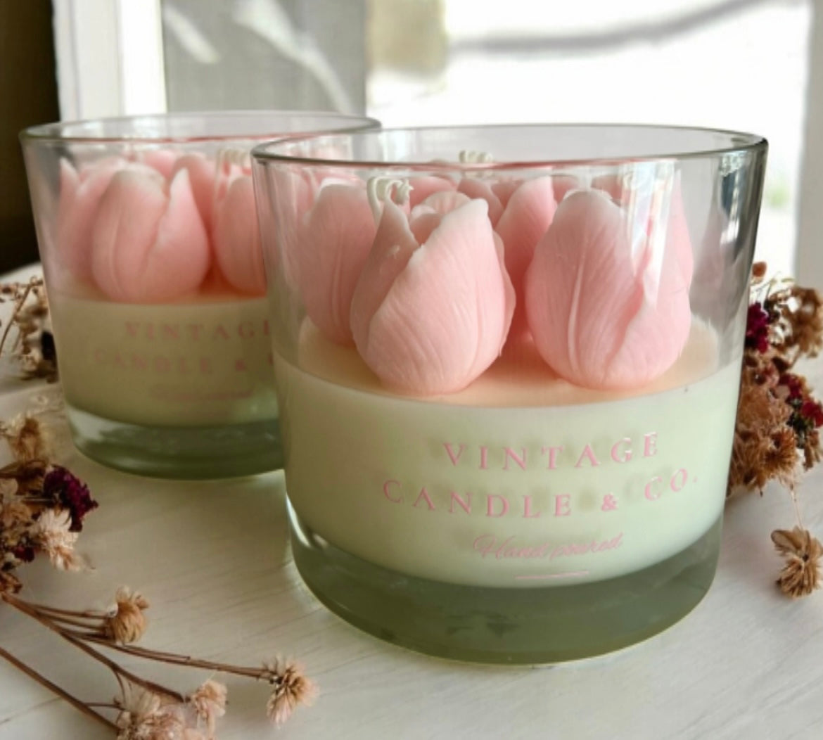 Pink tulips