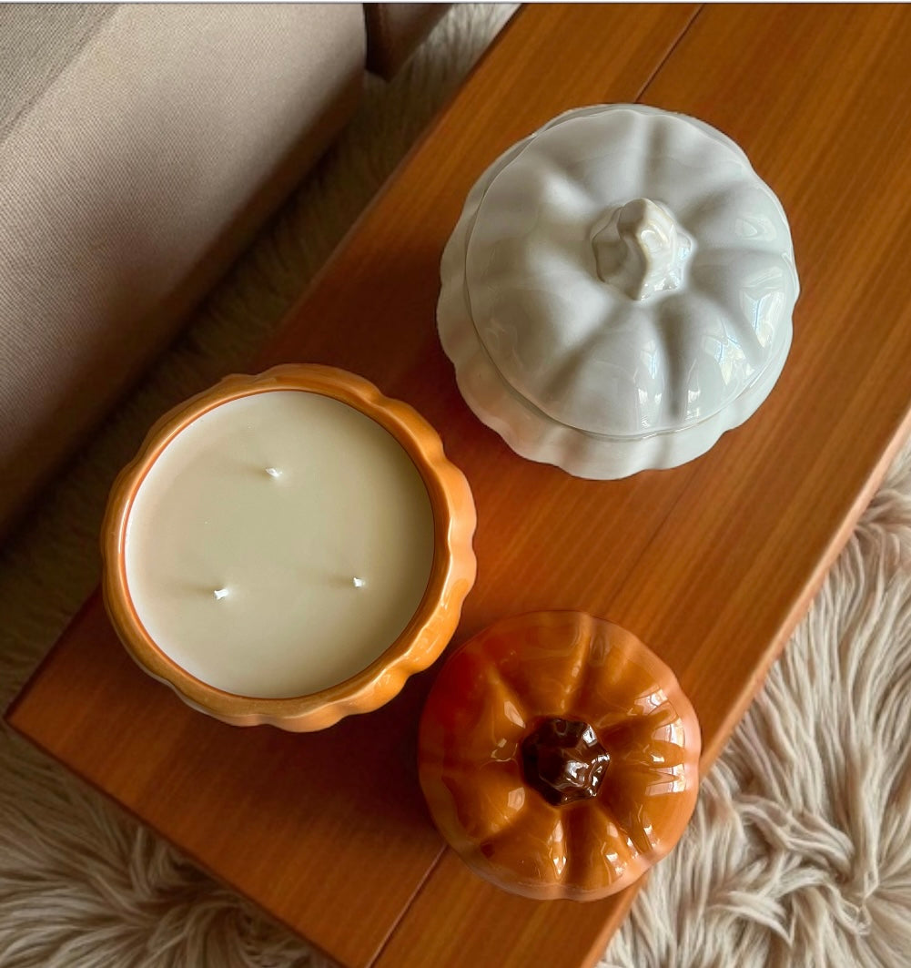 Large pumpkin with lid