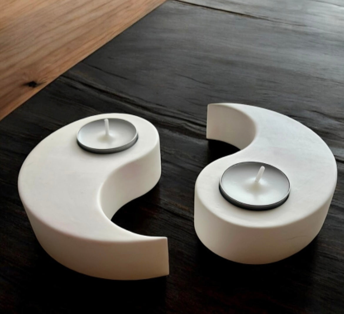 Yin Yang Tea Light holder