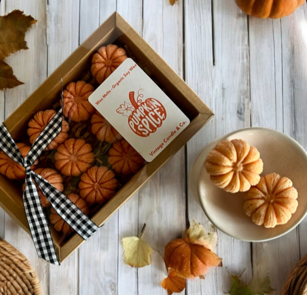 Pumpkins wax melts set