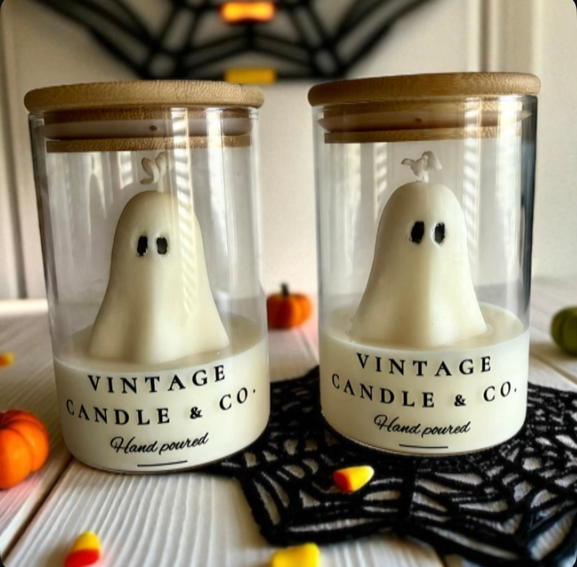 White cute ghost