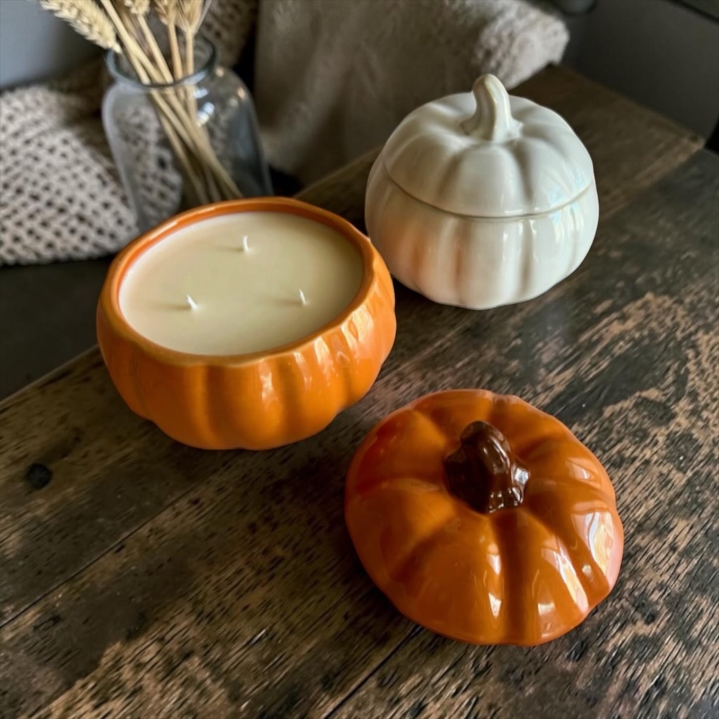 Large pumpkin with lid