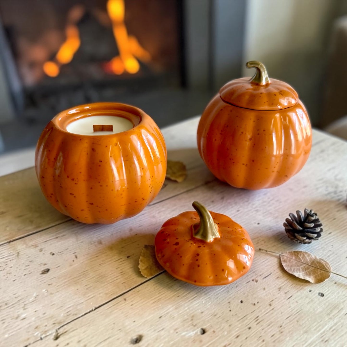 Round pumpkin with lid