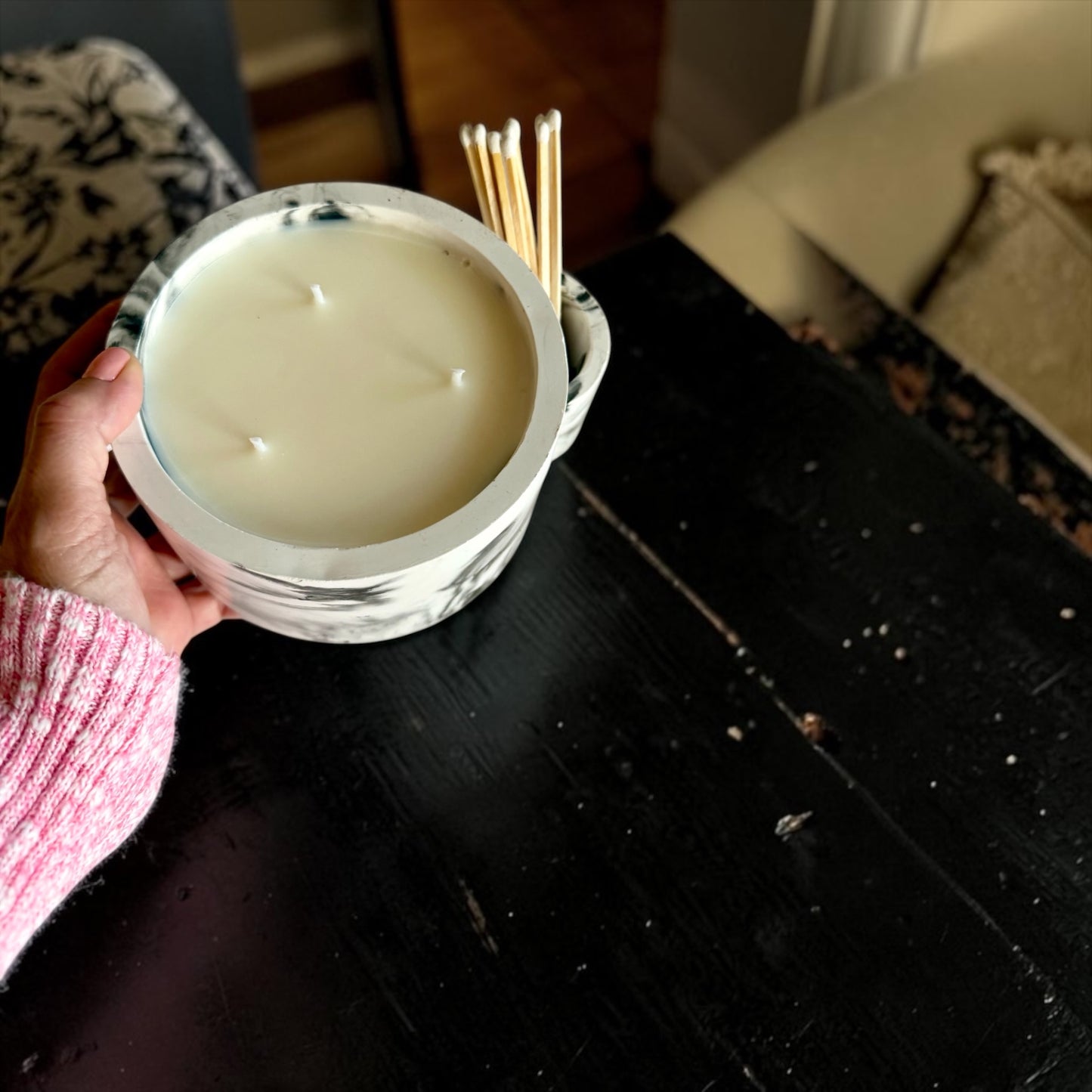 Marble with matches