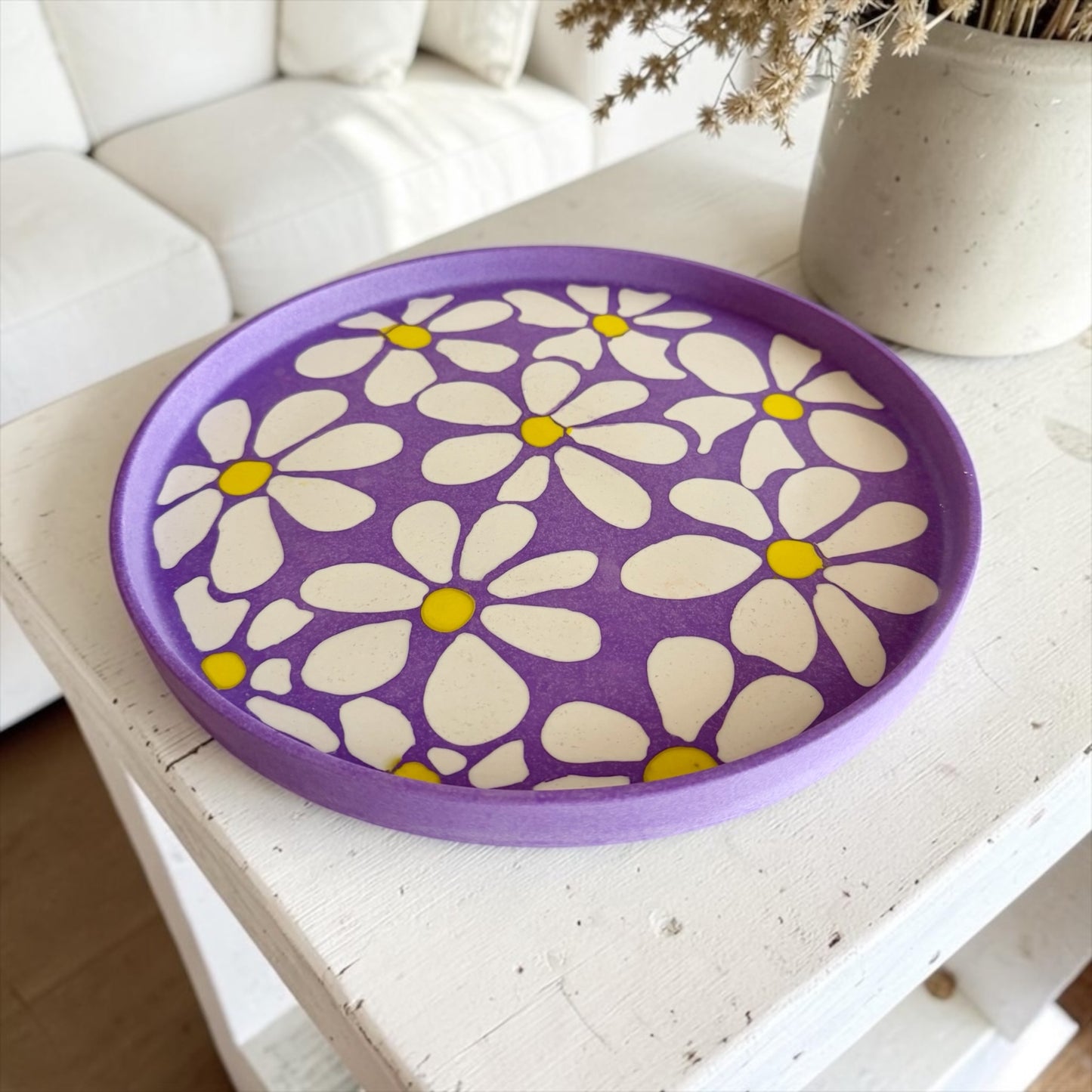Daisies tray