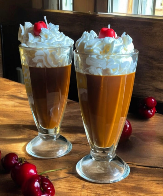 Chocolate and Vanilla milkshake