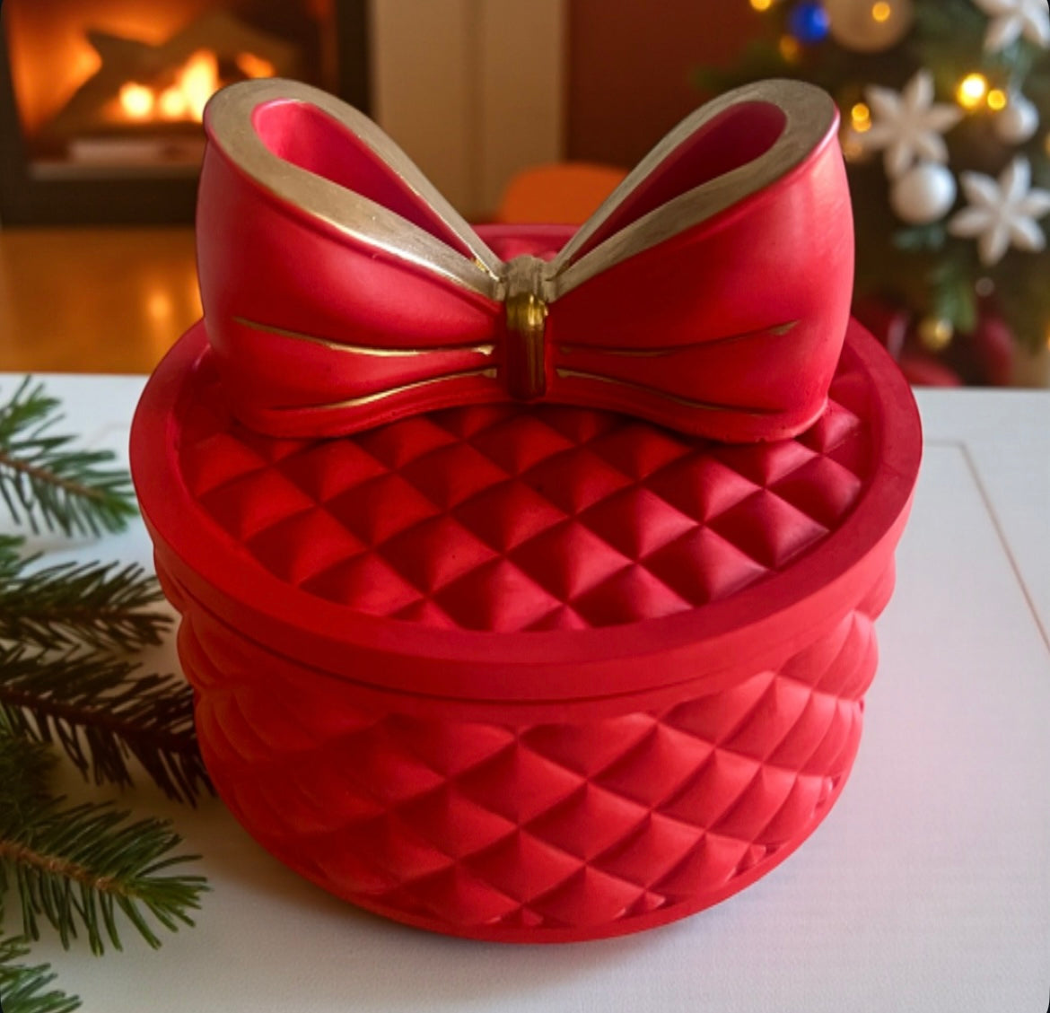 Christmas edition Bow Candle