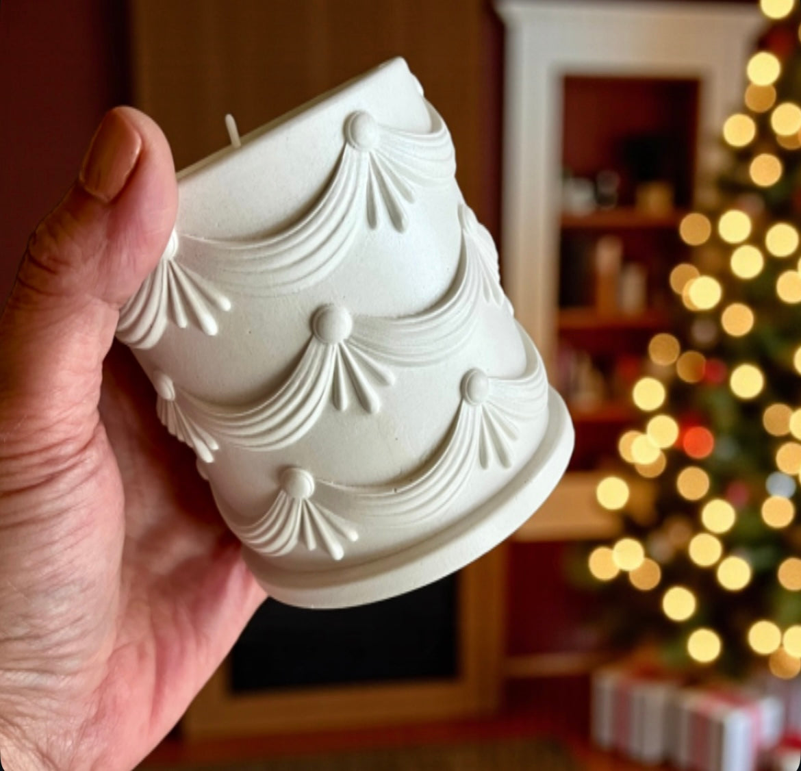 White Christmas hand-made