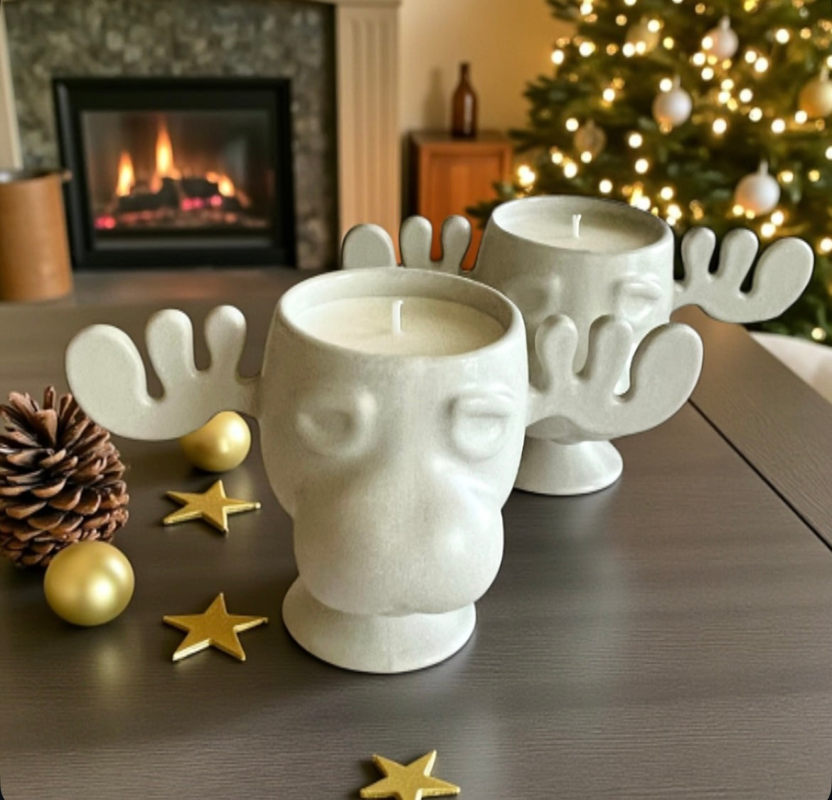 Ceramic reindeer