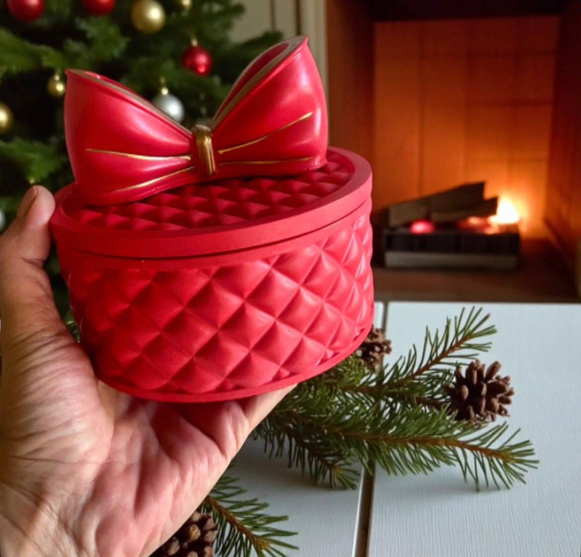 Christmas edition Bow Candle
