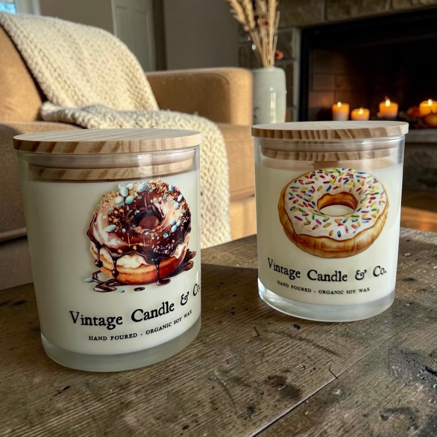 Donuts candles