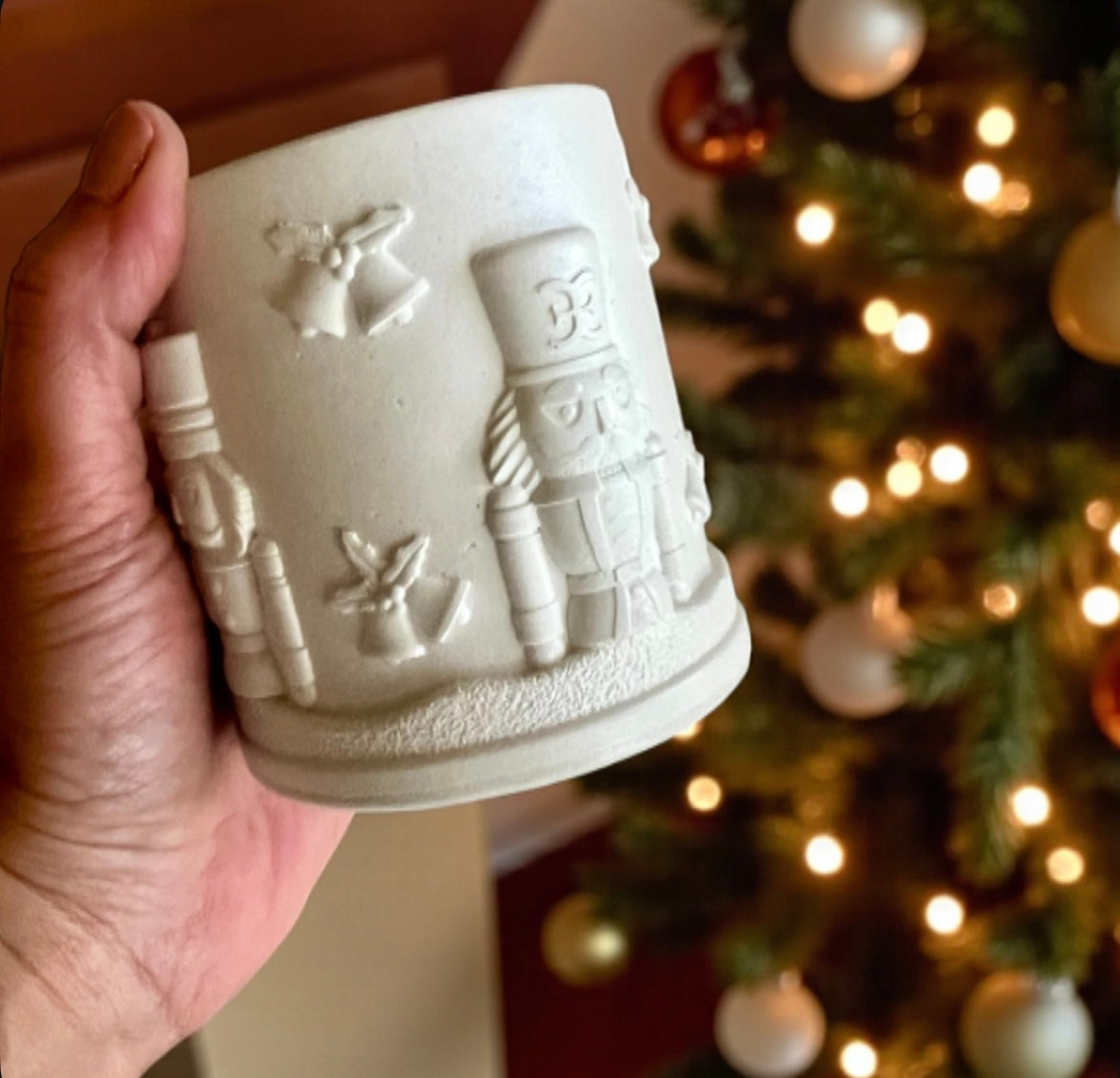 White Christmas hand-made