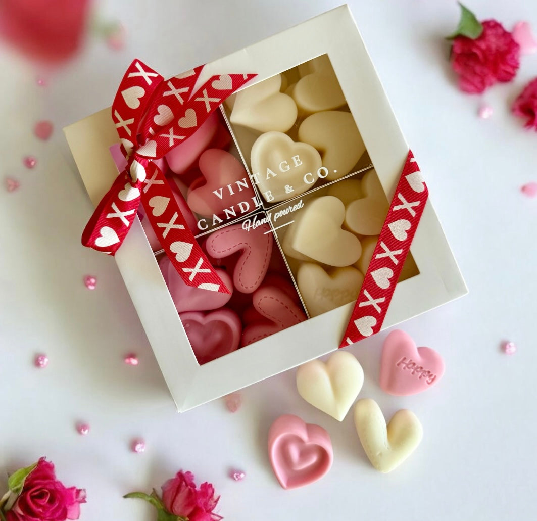 Hearts wax melts