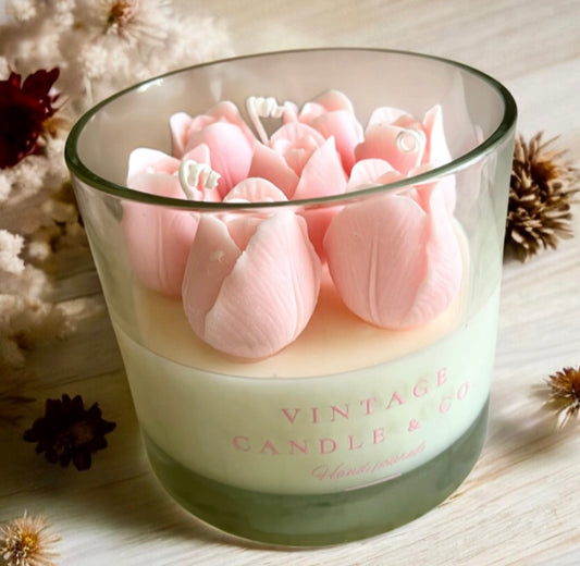 Pink tulips