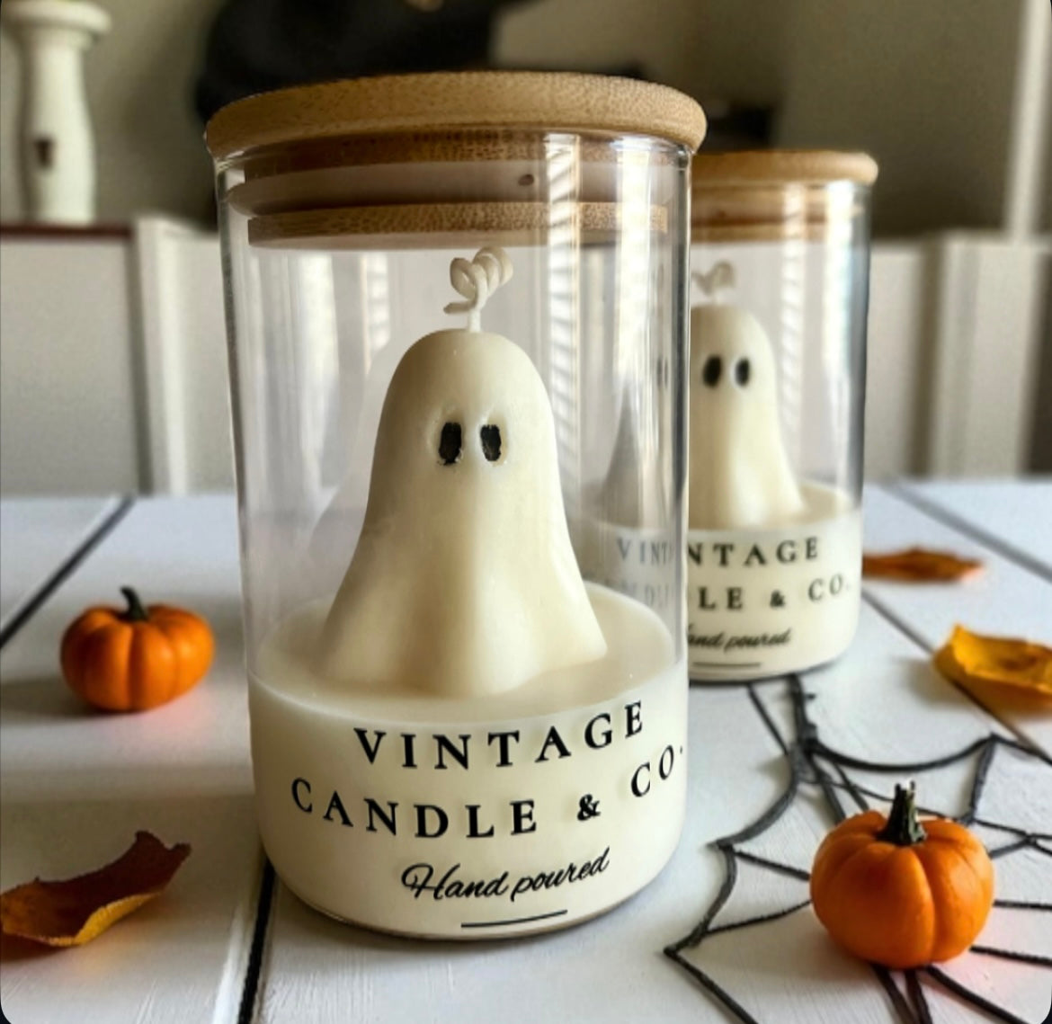 White cute ghost