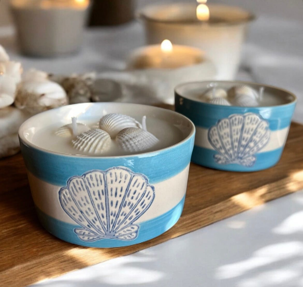 Coastal breeze summer set of 2 (blue)