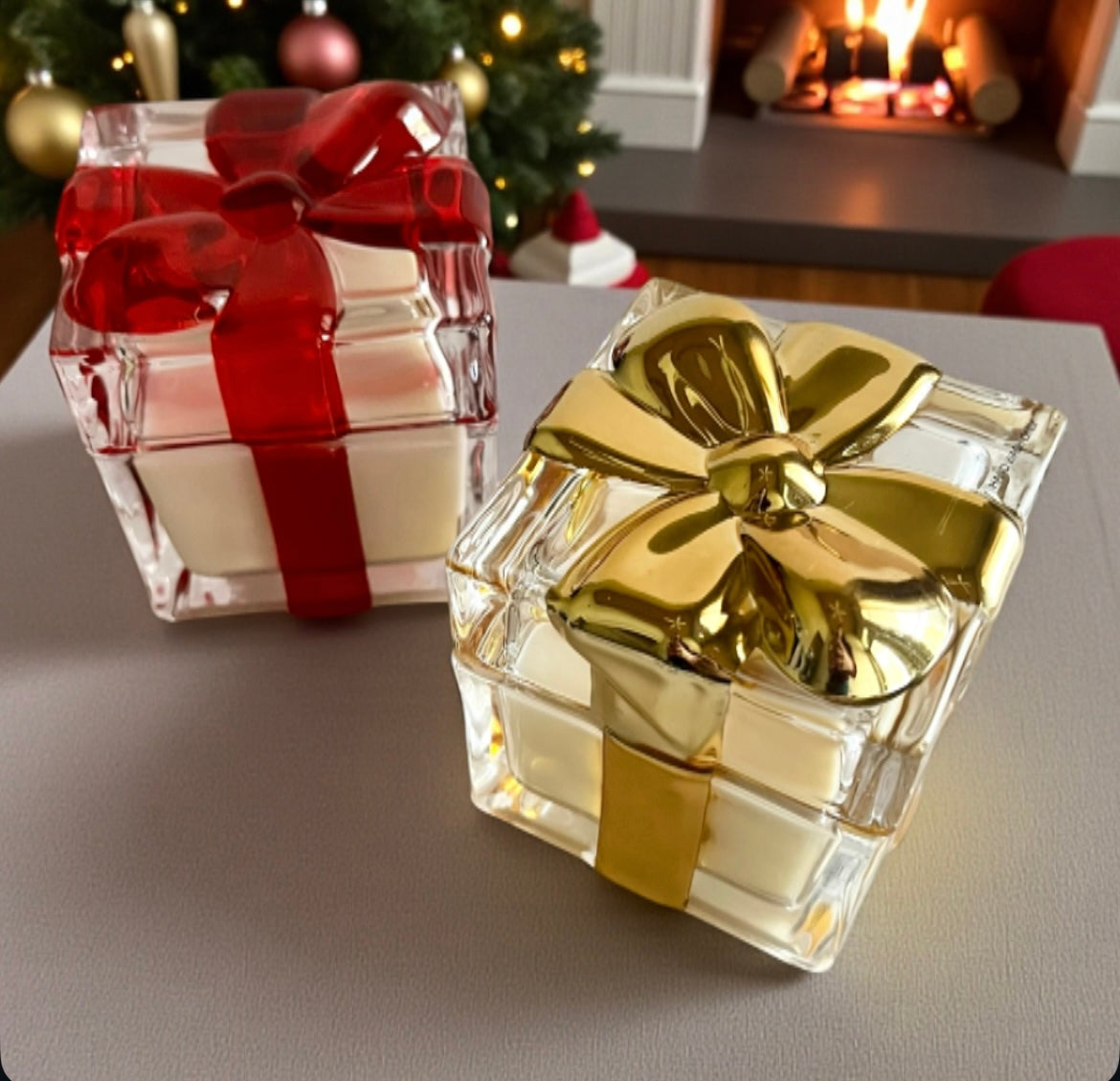 Christmas gift candle