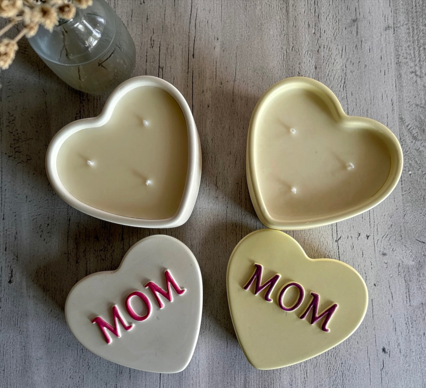 Mom heart with lid
