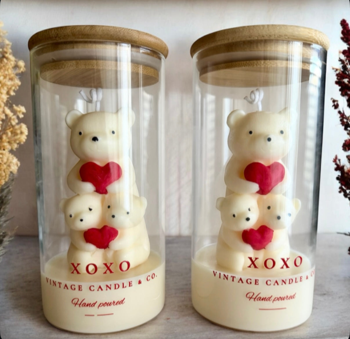 Triple teddy bear