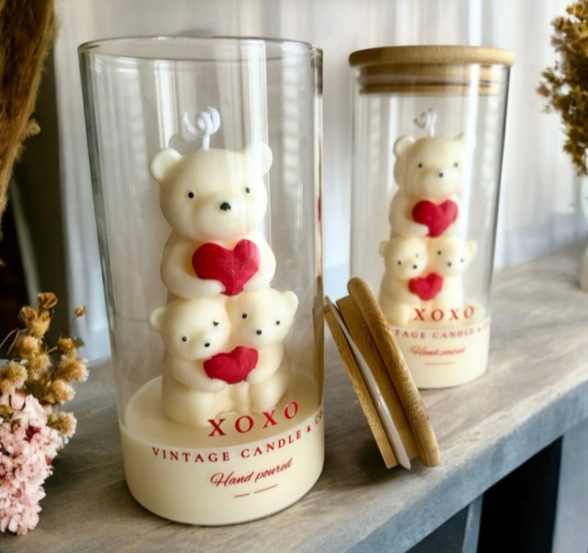 Triple teddy bear