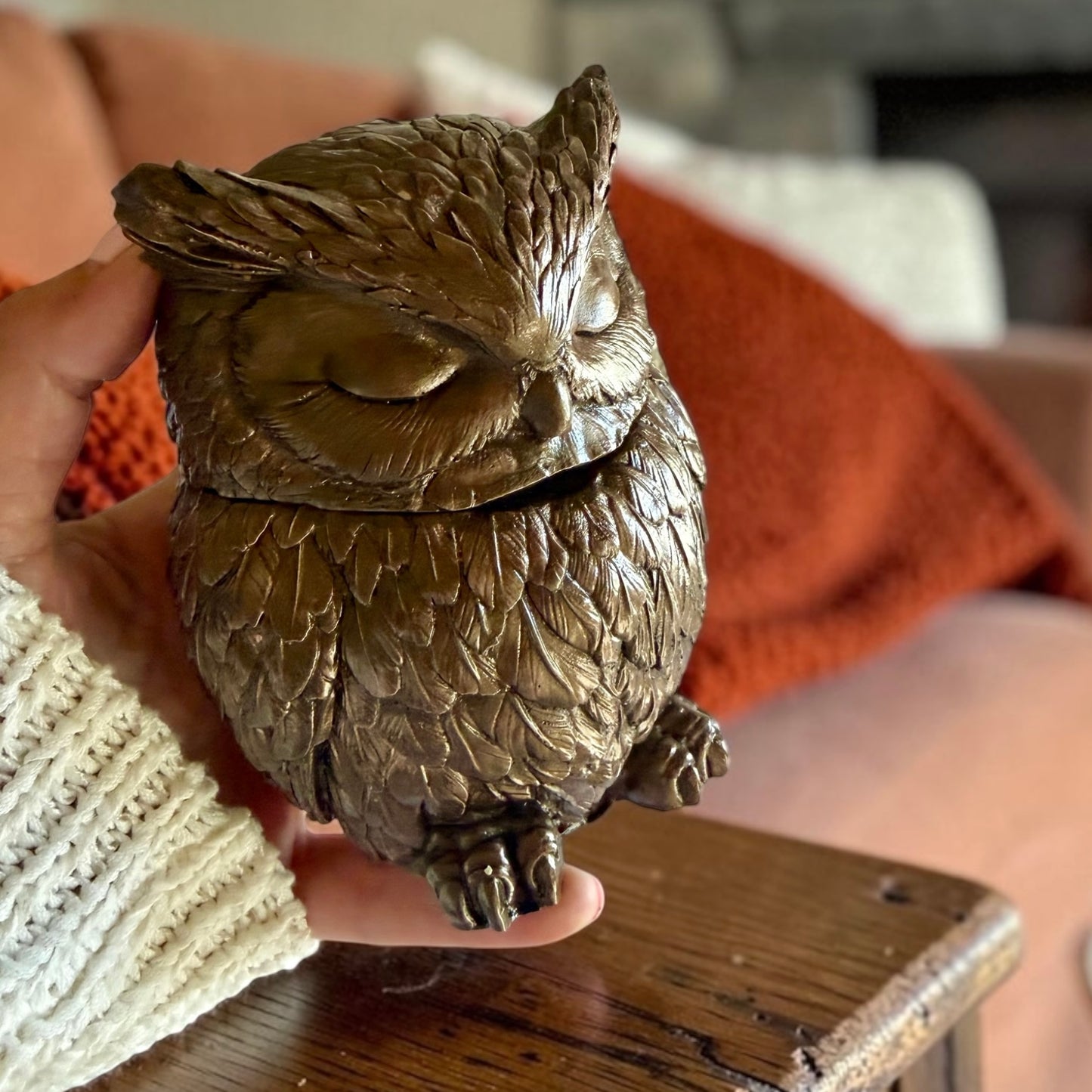 Owl with lid