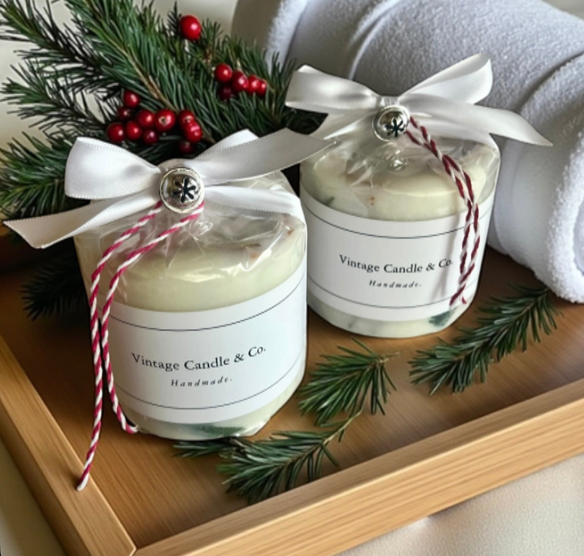 Christmas spa day set