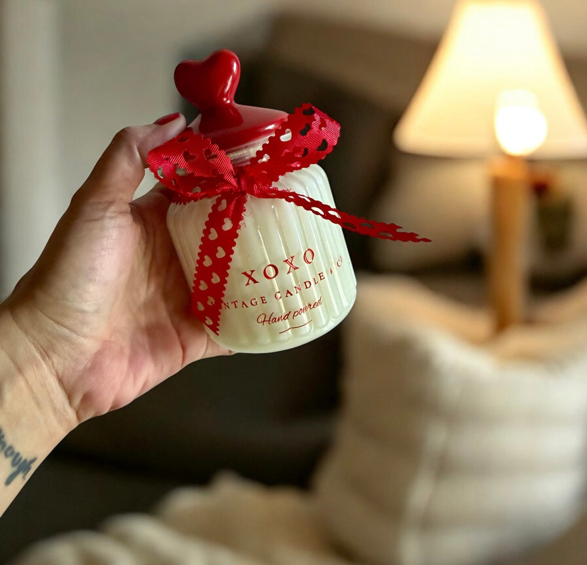 Heart candle