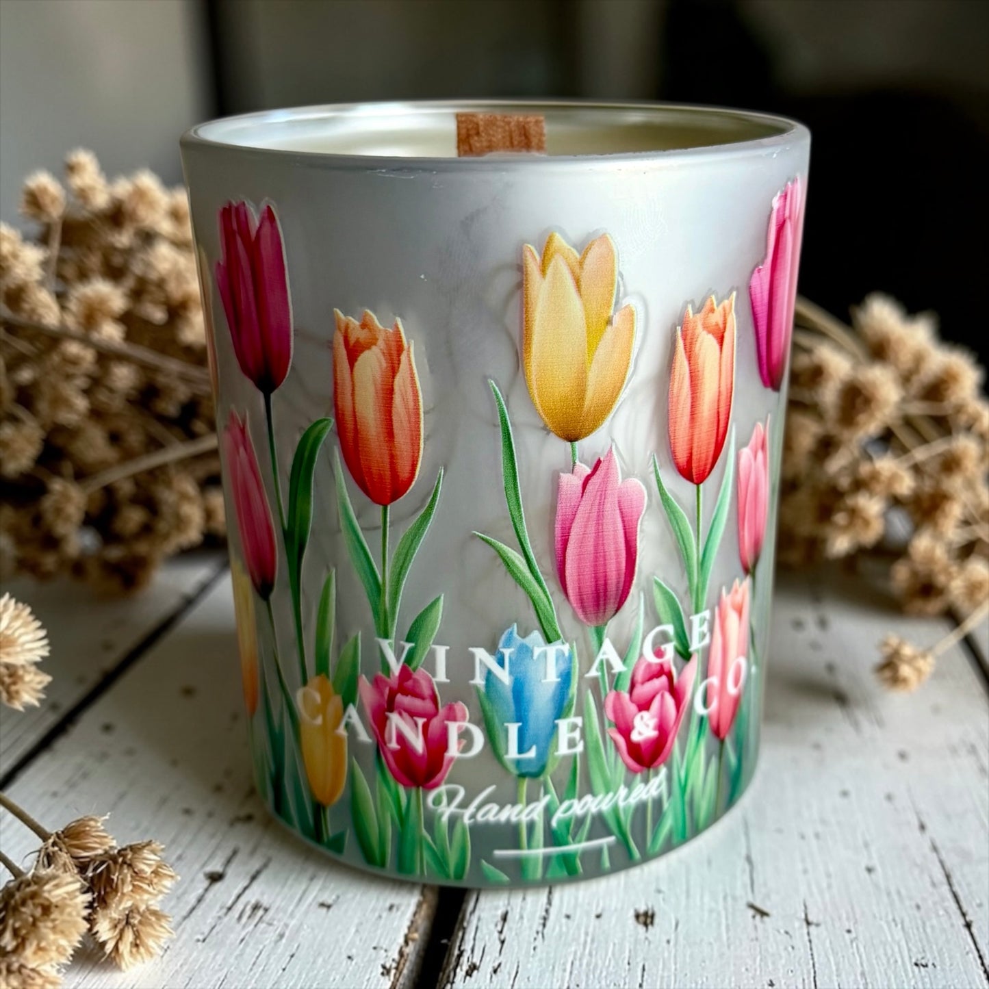 Tulips garden
