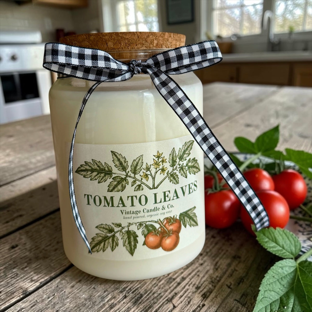 Farmhouse tomatoes leaves