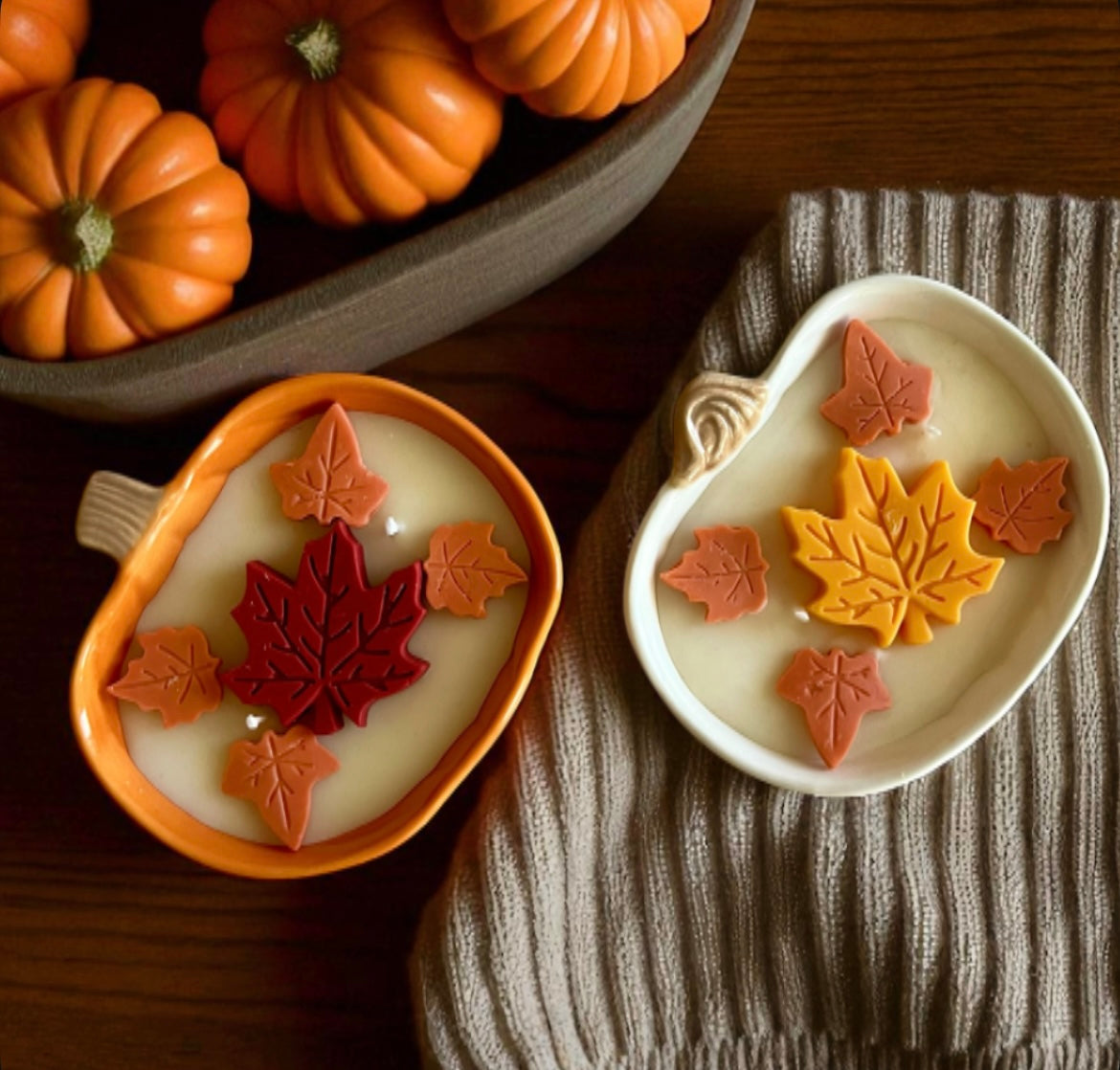 Pumpkin shaped duo