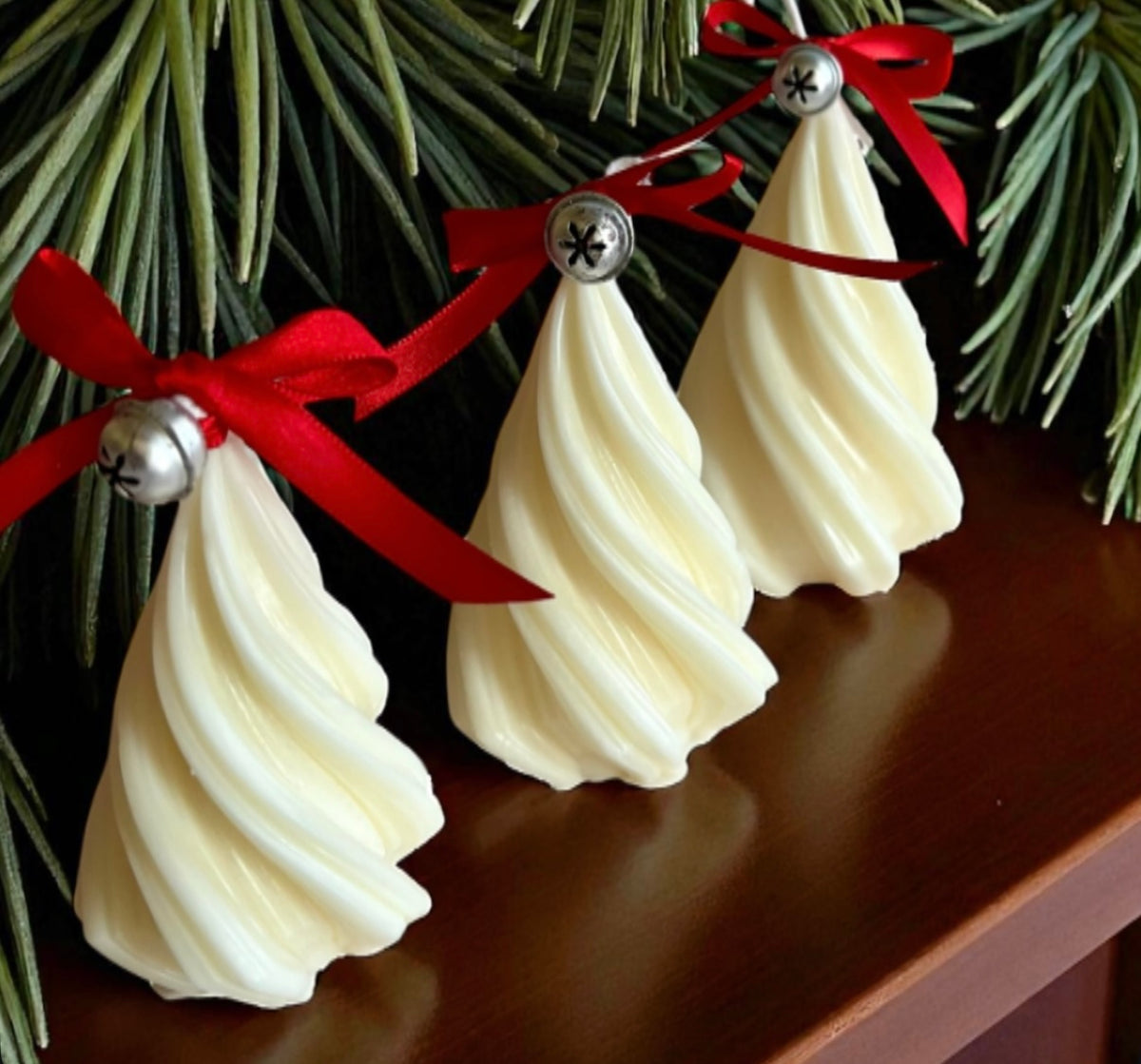 Christmas tree trio